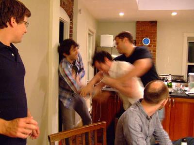 Dramatic scenes in the canteen