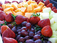 Fresh and colorful basket of fruits