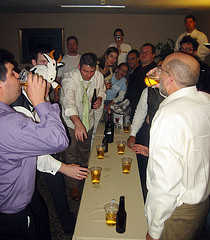 Playing Boat Races Drinking Game