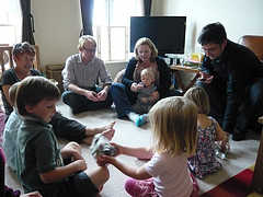 Children Playing Pass the Parcel