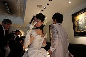 bride on her wedding party bride on her wedding party