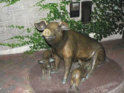 Licking a statue is one of the easiest dares... Maybe not.