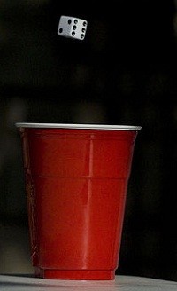 Drinking Games Dice and Cup