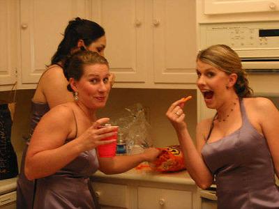 Dared to eat out the whole pack of snacks