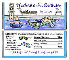 A Funny Pool Party Invitation