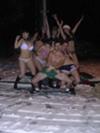 These guys sure have fun being half naked in the snow!