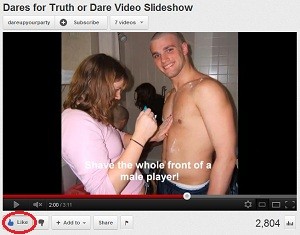 truth or dare questions give a thumbs up to our videos