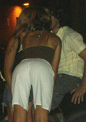 Twin Sisters Kissing Guy kissing two girls at the same time