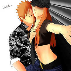 Seven Minutes in Heaven A Young Anime Couple Kissing